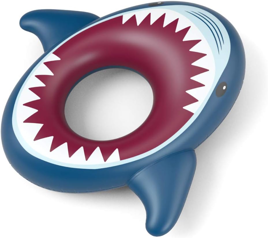 Jasonwell Inflatable Shark Pool Float - Large Ride-On Summer Tube for Water Fun at Beach & Pool Parties - Great for Kids & Adults!