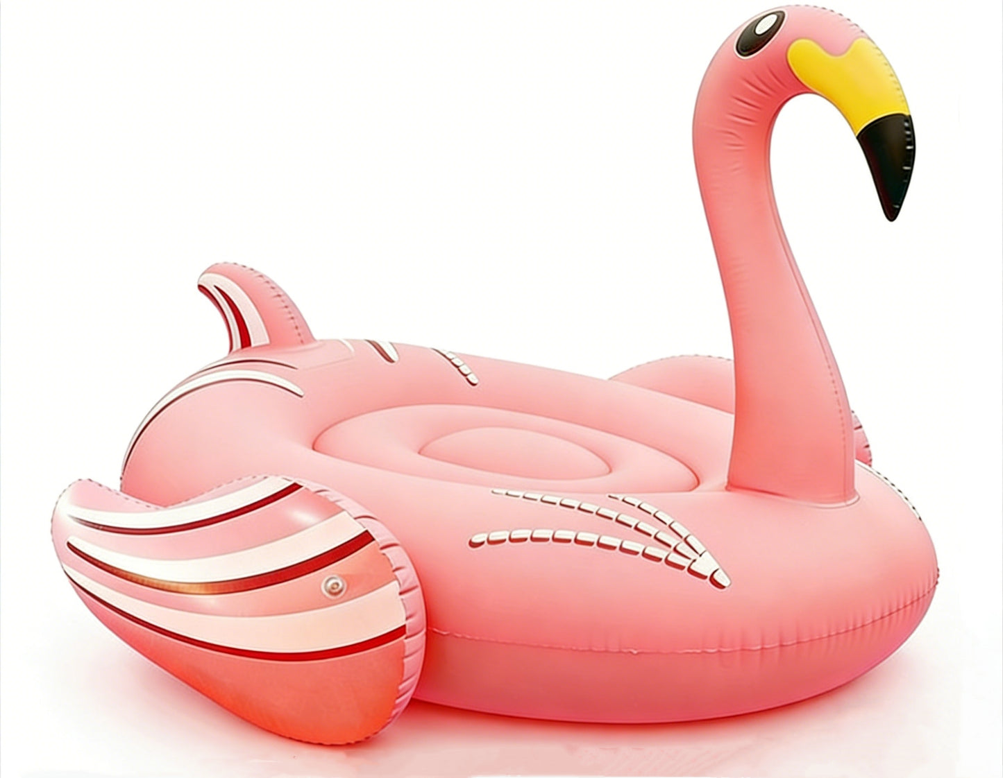 HeyGo 77" x 63" x 51" Inflatable Giant Flamingo Pool Float for Adults - Large Pink Lounge Raft for Pool, Beach & Lake Summer Fun!